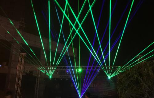 Wansheng laser helps Lianyungang real estate, Mission Hills, Washington campaign to attract eyeballs